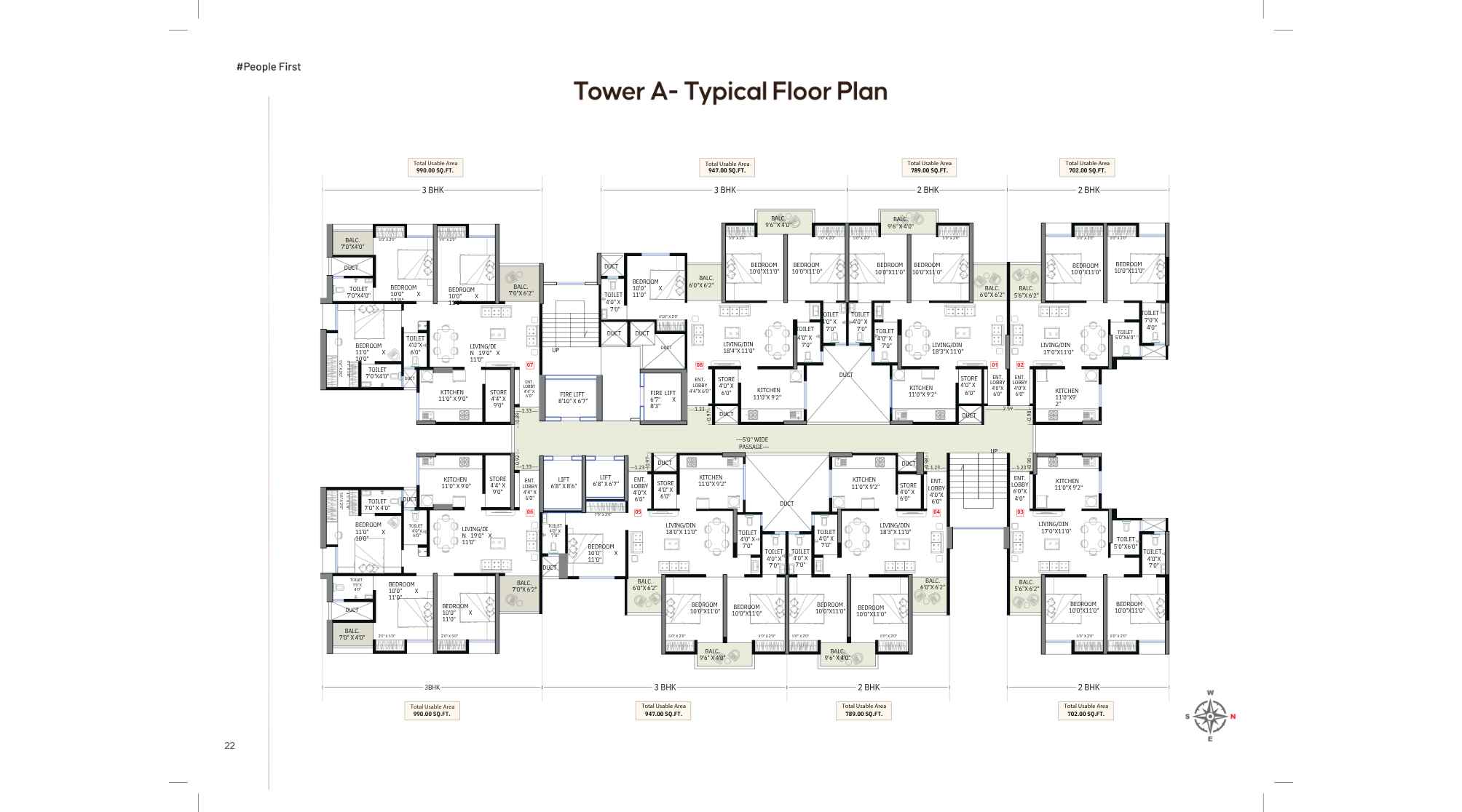 Topaz-Towers-Typical-Floor-Plan-Tower-A